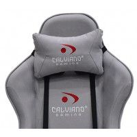 Геймерское кресло Calviano ASTI ULTIMATO grey fabric купить в Минске