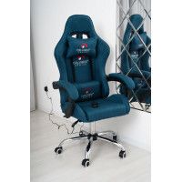 Геймерское кресло Calviano ASTI ULTIMATO light blue fabric купить в Минске