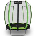 Батут с защитной сеткой Calviano 140 см - 4,5ft OUTSIDE master green (зеленый)