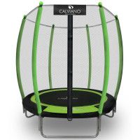 Батут с защитной сеткой Calviano 140 см - 4,5ft OUTSIDE master green (зеленый) Батут с защитной сеткой Calviano 140 см - 4,5ft OUTSIDE master green (зеленый)