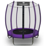 Батут с защитной сеткой Calviano 140 см - 4,5ft OUTSIDE master purple (фиолетовый)