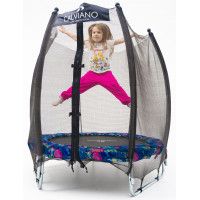 Батут с защитной сеткой Calviano 140 см - 4,5ft OUTSIDE master smile купить в Минске