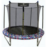Батут с защитной сеткой Calviano 183 см (6ft) INSIDE складной SMILE