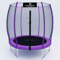 Батут с защитной сеткой Calviano 183 см - 6ft OUTSIDE master purple (фиолетовый)