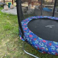 Батут с защитной сеткой Calviano 183 см - 6ft OUTSIDE master smile (смайлы) купить в Минске