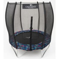 Батут с защитной сеткой Calviano 183 см - 6ft OUTSIDE master smile (смайлы) купить в Минске