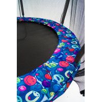 Батут с защитной сеткой Calviano 183 см - 6ft OUTSIDE master smile (смайлы) купить в Минске