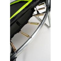 Батут с защитной сеткой Calviano 252 см - 8ft Inside master GREEN (зеленый) купить в Минске