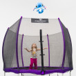 Батут с защитной сеткой Calviano 252 см - 8ft OUTSIDE master purple (фиолетовый) купить в Минске