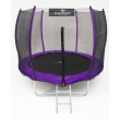 Батут с защитной сеткой Calviano 252 см - 8ft OUTSIDE master purple (фиолетовый) купить в Минске