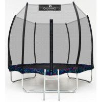 Батут с защитной сеткой Calviano 252 см - 8ft OUTSIDE master smile (смайлы) купить в Минске Батут с защитной сеткой Calviano 252 см - 8ft OUTSIDE master smile (смайлы) купить в Минске