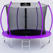 Батут с защитной сеткой Calviano 312 см - 10ft INSIDE master purple купить в Минске
