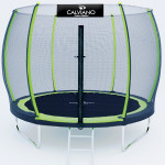 Батут с защитной сеткой Calviano 312 см - 10ft OUTSIDE master green (зеленый)