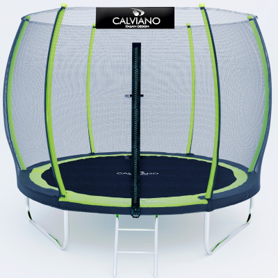 Батут с защитной сеткой Calviano 312 см - 10ft OUTSIDE master green (зеленый) купить в Минске