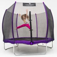 Батут с защитной сеткой Calviano 312 см - 10ft OUTSIDE master purple (фиолетовый) купить в Минске