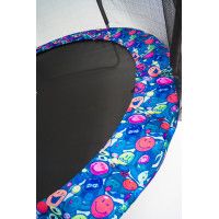 Батут с защитной сеткой Calviano 312 см - 10ft OUTSIDE master smile (смайлы) купить в Минске