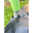 Батут с защитной сеткой Calviano 374 см - 12ft INSIDE master green (зеленый) купить в Минске