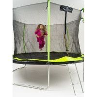 Батут с защитной сеткой Calviano 374 см - 12ft INSIDE master green (зеленый) купить в Минске