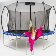 Батут с защитной сеткой Calviano 374 см - 12ft INSIDE master smile (смайл) купить в Минске