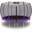 Батут с защитной сеткой Calviano 374 см - 12ft OUTSIDE master purple (фиолетовый) купить в Минске