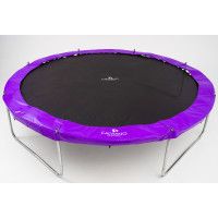 Батут с защитной сеткой Calviano 374 см - 12ft OUTSIDE master purple (фиолетовый) купить в Минске