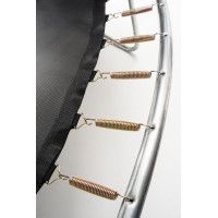 Батут с защитной сеткой Calviano 374 см - 12ft OUTSIDE master smile (смайлы) купить в Минске