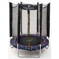 Батут с защитной сеткой Calviano 140 см (4,5ft) складной SMILE Батут с защитной сеткой Calviano 140 см (4,5ft) складной SMILE