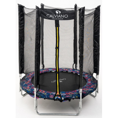 Батут с защитной сеткой Calviano 140 см (4,5ft) складной SMILE купить в Минске