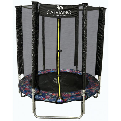 Батут с защитной сеткой Calviano 140 см (4,5ft) light складной SMILE купить в Минске