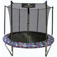 Батут с внутренней сеткой Calviano 252 см (8ft) INSIDE складной SMILE