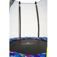 Батут на резинках с защитной сеткой Calviano 140 см - 4,5ft master smile elastic band (на резинках) купить в Минске