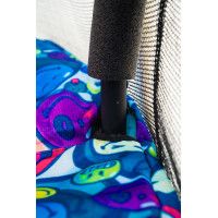 Батут на резинках с защитной сеткой Calviano 140 см - 4,5ft master smile elastic band (на резинках) купить в Минске