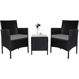 Комплект мебели Calviano 3 предмета черный