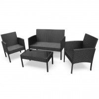 Комплект мебели Calviano 4 предмета черный купить в Минске Комплект мебели Calviano 4 предмета черный купить в Минске