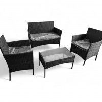 Комплект мебели Calviano 4 предмета черный купить в Минске Комплект мебели Calviano 4 предмета черный купить в Минске