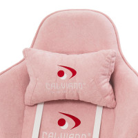 Вибромассажное кресло Calviano Nero pink plush ткань розовый купить в Минске