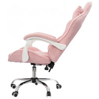 Вибромассажное кресло Calviano Nero pink plush ткань розовый купить в Минске