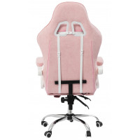 Вибромассажное кресло Calviano Nero pink plush ткань розовый купить в Минске
