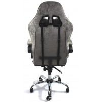 Вибромассажное кресло Calviano Nero dark grey plush ткань темно-серый купить в Минске
