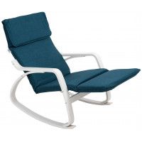 Кресло-качалка Calviano Relax 1106 синий купить в Минске Кресло-качалка Calviano Relax 1106 синий купить в Минске