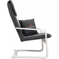 Кресло-качалка Calviano Soft 1 ткань серое купить в Минске Кресло-качалка Calviano Soft 1 ткань серое купить в Минске