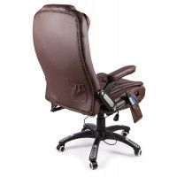 Вибромассажное кресло Calviano Veroni 53 экокожа коричневый купить в Минске