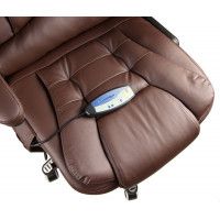 Вибромассажное кресло Calviano Veroni 53 экокожа коричневый купить в Минске