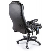 Вибромассажное кресло Calviano Veroni 54 экокожа черный купить в Минске