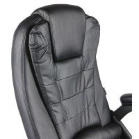 Вибромассажное кресло Calviano Veroni 54 экокожа черный купить в Минске