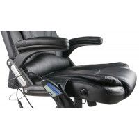 Вибромассажное кресло Calviano Veroni 54 экокожа черный купить в Минске