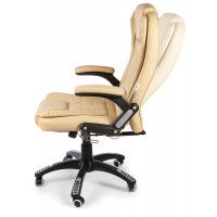 Вибромассажное кресло Calviano Veroni 55 экокожа бежевый купить в Минске