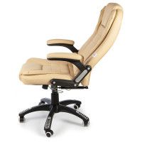 Вибромассажное кресло Calviano Veroni 55 экокожа бежевый купить в Минске