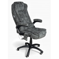 Вибромассажное кресло Calviano Veroni 56 серый плюш купить в Минске