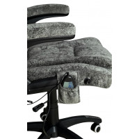 Вибромассажное кресло Calviano Veroni 56 серый плюш купить в Минске